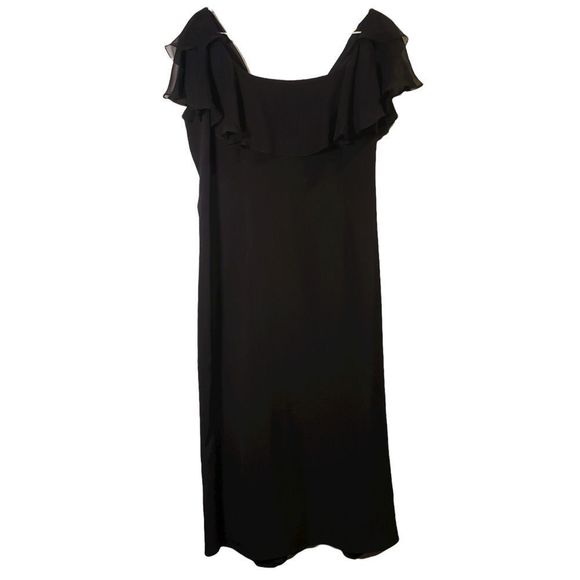 Rickie Freeman for Teri Jon Dresses & Skirts - Rickie Freeman Teri Jon 100% Silk Straight Dress Black Women's Size 10